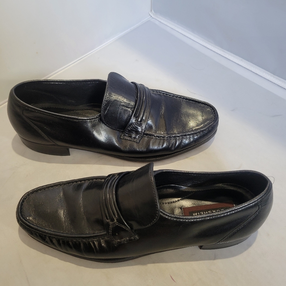 Florsheim Men's, Como Dress Loafer Leather Black Size 10